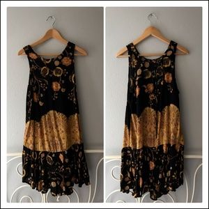 Free People Romantic Boho Floral Slip